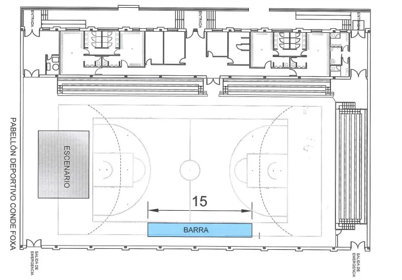 Sale a licitación por 900€ la instalación de una barra de bar durante los bailes de disfraces...
