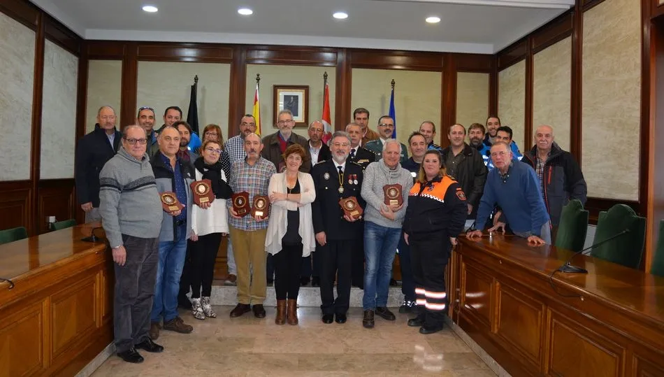 Acto de homenaje de la Policía Municipal de Béjar