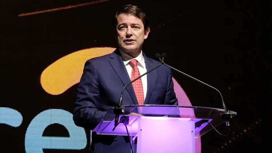 El presidente de la Junta de Castilla y León, Alfonso Fernández Mañueco