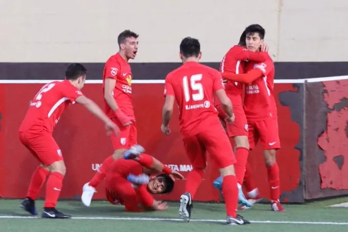 El Santa Marta celebra el único tanto del choque / TWITTER