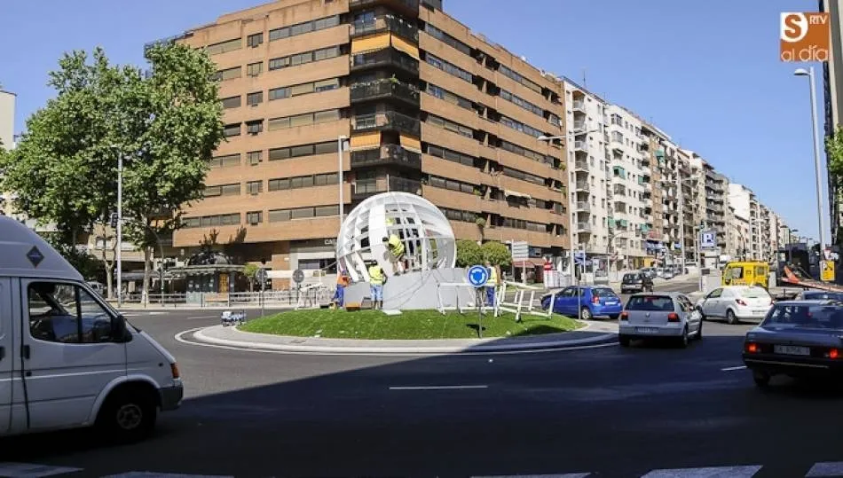 La Policía ha encontrado los casquillos de bala en la glorieta de la UDS / Archivo