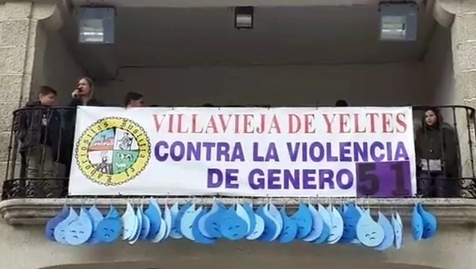 Villavieja de Yeltes reivindica el fin de la violencia de género  