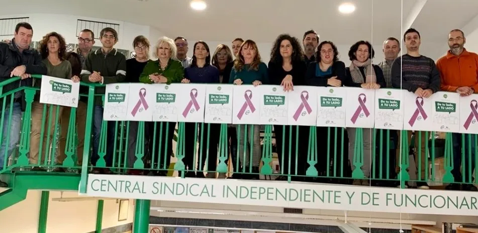 Concentración de CSIF Salamanca para denunciar la violencia de género