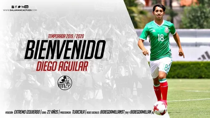 Diego Aguilar es nuevo futbolista del Salamanca UDS