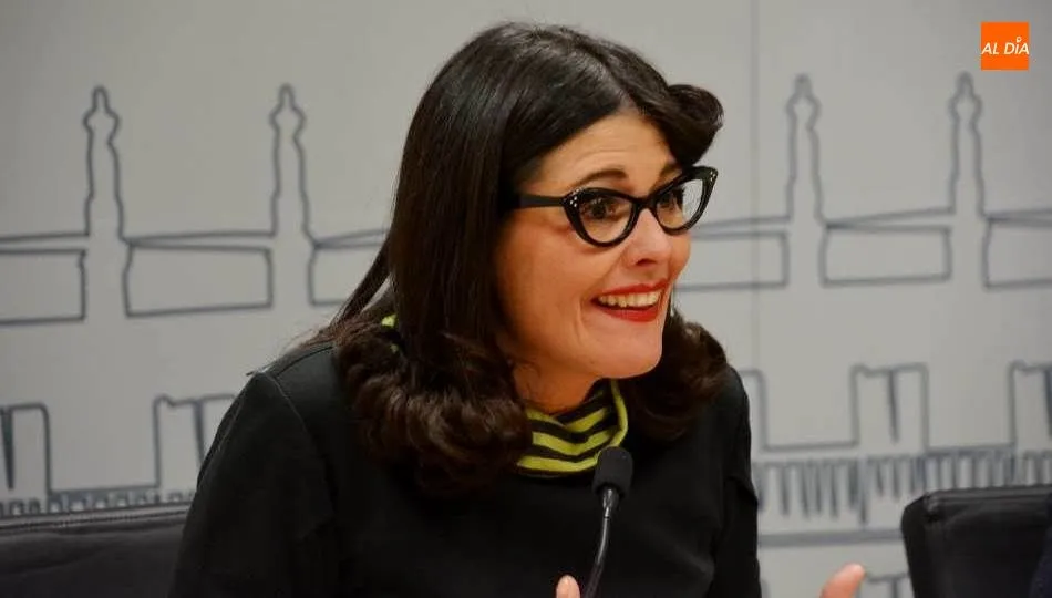 Virginia Carrera, concejal de IU en el Ayuntamiento de Salamanca
