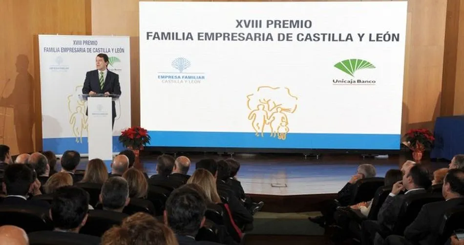 Fernández Mañueco, en la clausura del XVIII Premio Familia Empresaria de Castilla y León
