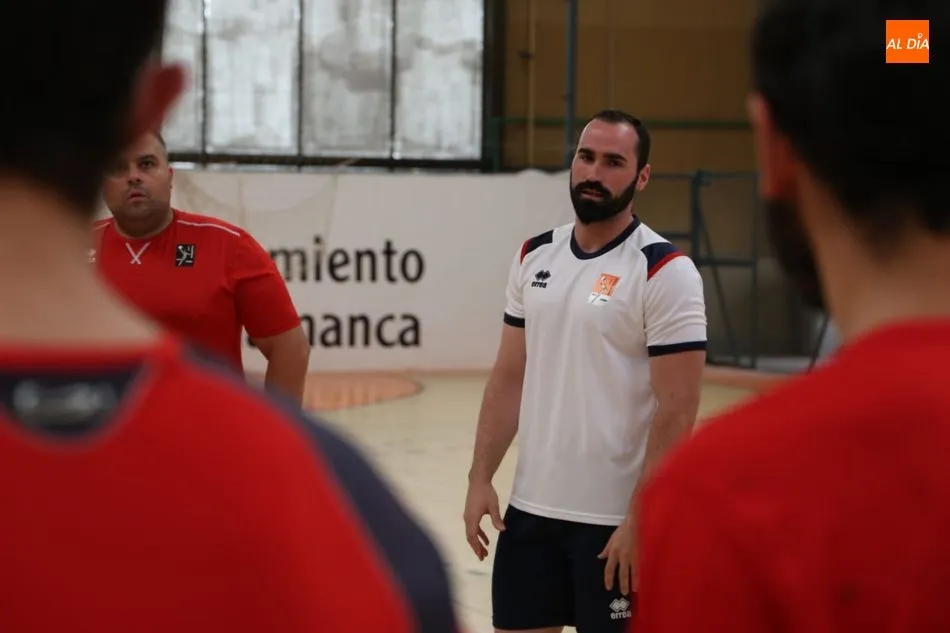 Lorasque, durante un entrenamiento