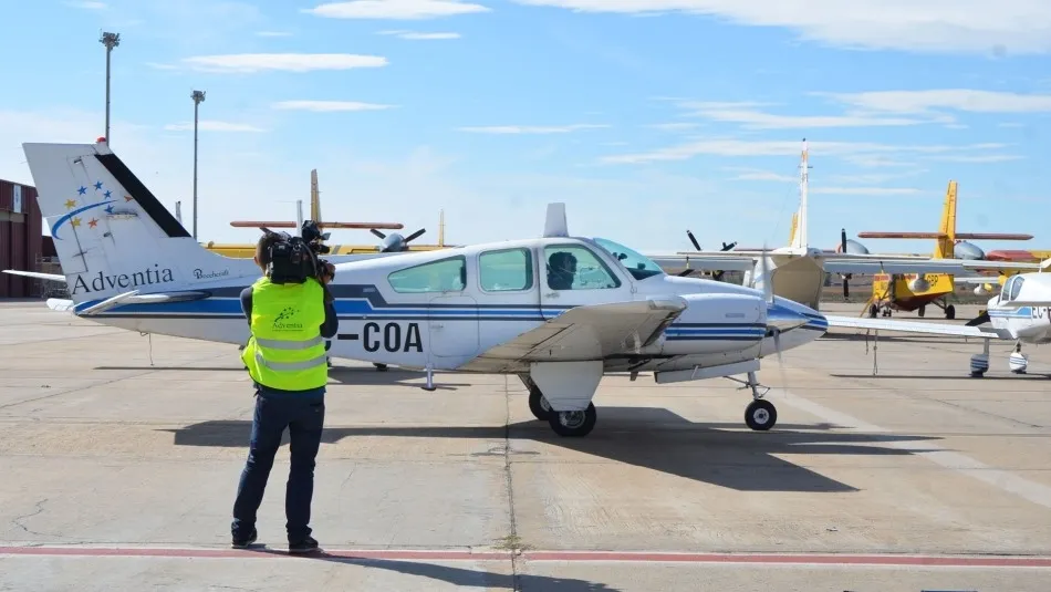 España Directo de la 1 de TVE emite un reportaje sobre la Escuela de Pilotos de Matacán