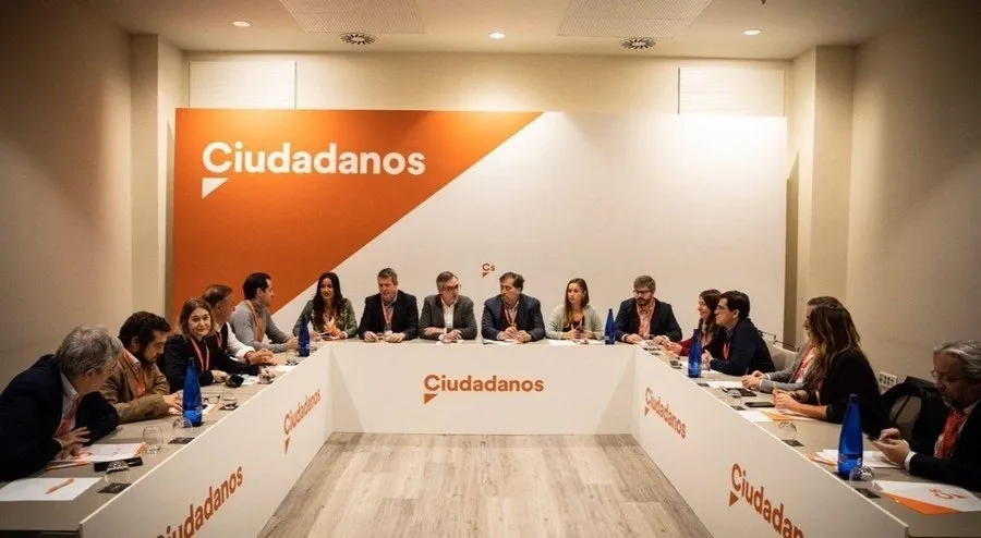 La Comisión Gestora de Ciudadanos, en su primera reunión tras ser constituida en la reunión del Consejo General del partido