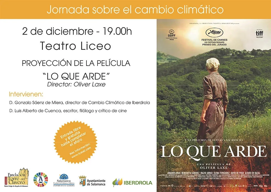El Teatro Liceo acoge este lunes una charla sobre el cambio climático