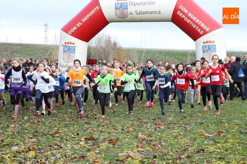 Salida de una de las pruebas de juegos escolares