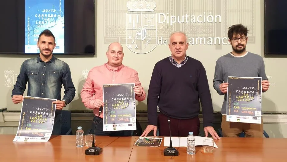 Presentación de la carrera popular La lenteja veloz de Castellanos de Moriscos