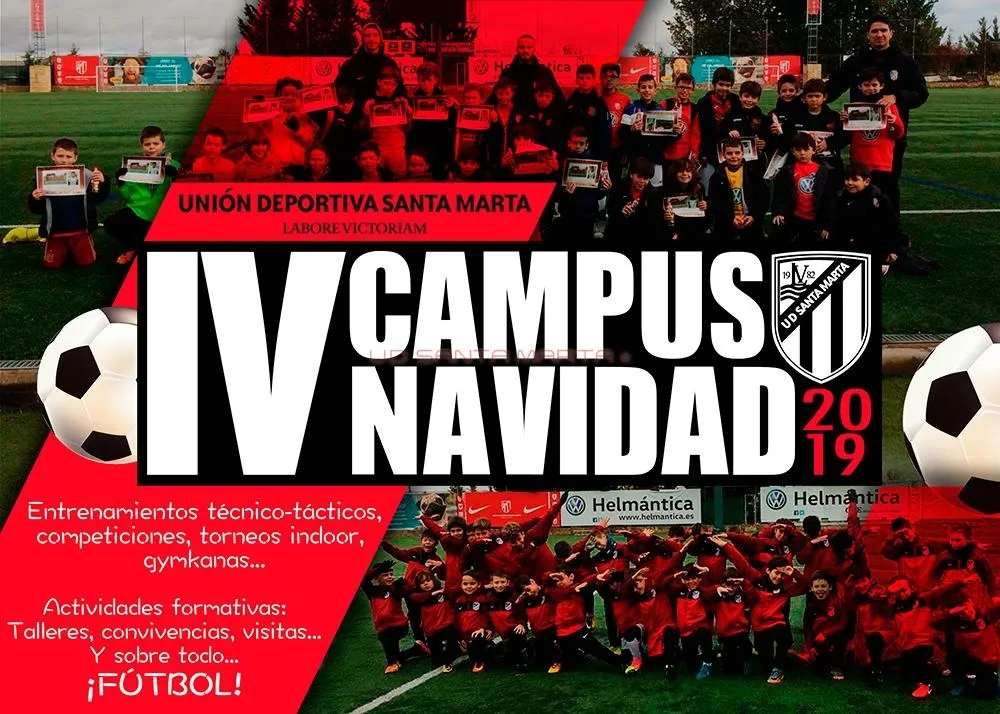 Las inscripciones para el Campus de Navidad de la UD Santa Marta continúan abiertas