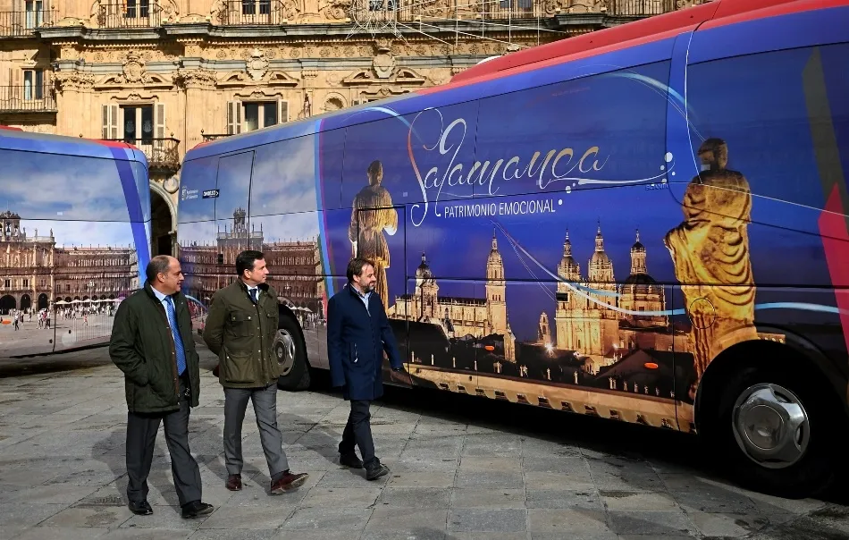 Foto 5 - Salamanca se promocionar&aacute; en dos autobuses de la l&iacute;nea a Madrid del Grupo Avanza