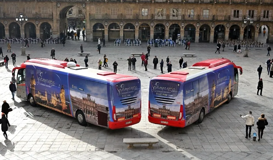 Foto 4 - Salamanca se promocionar&aacute; en dos autobuses de la l&iacute;nea a Madrid del Grupo Avanza