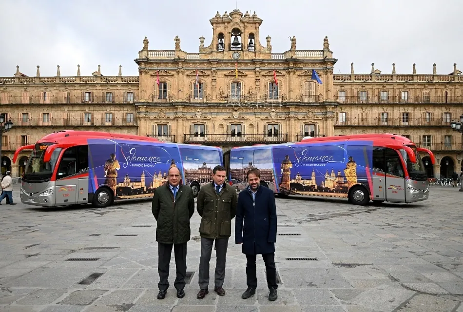Foto 3 - Salamanca se promocionar&aacute; en dos autobuses de la l&iacute;nea a Madrid del Grupo Avanza