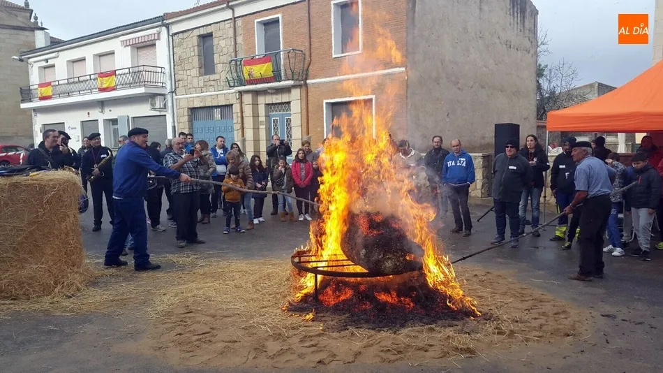 Los actos matanceros comenzarán a las  11,30 horas con el chamuscado del cerdo