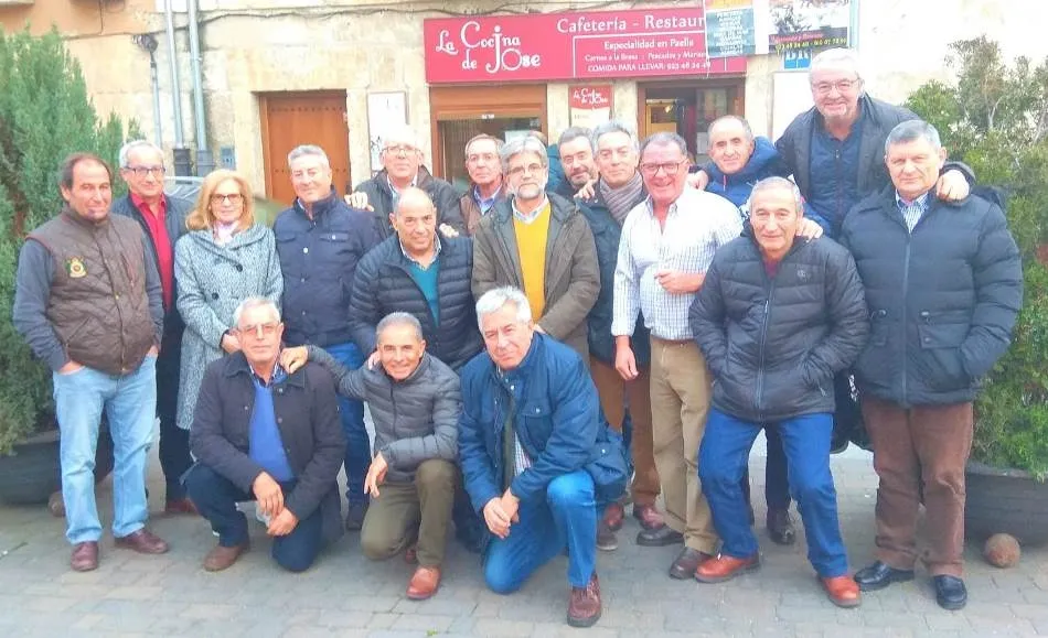 Los jubilados de Enusa celebran por partida doble a Santa Bárbara y la Navidad  