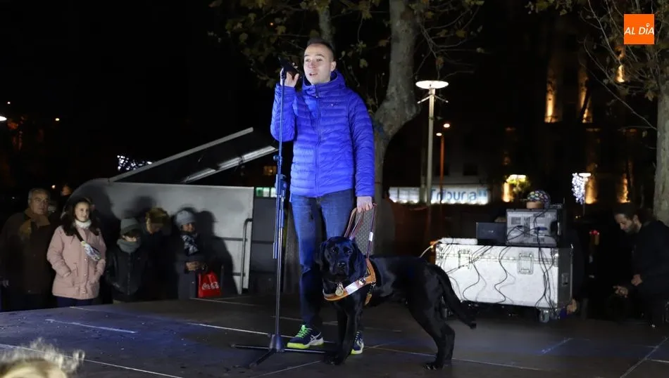 Pregón del deportista salmantino Daniel Martín. Foto: Lydia González