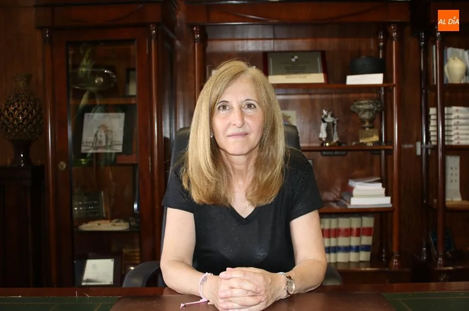 Concepción Miguélez, alcaldesa de Alba de Tormes