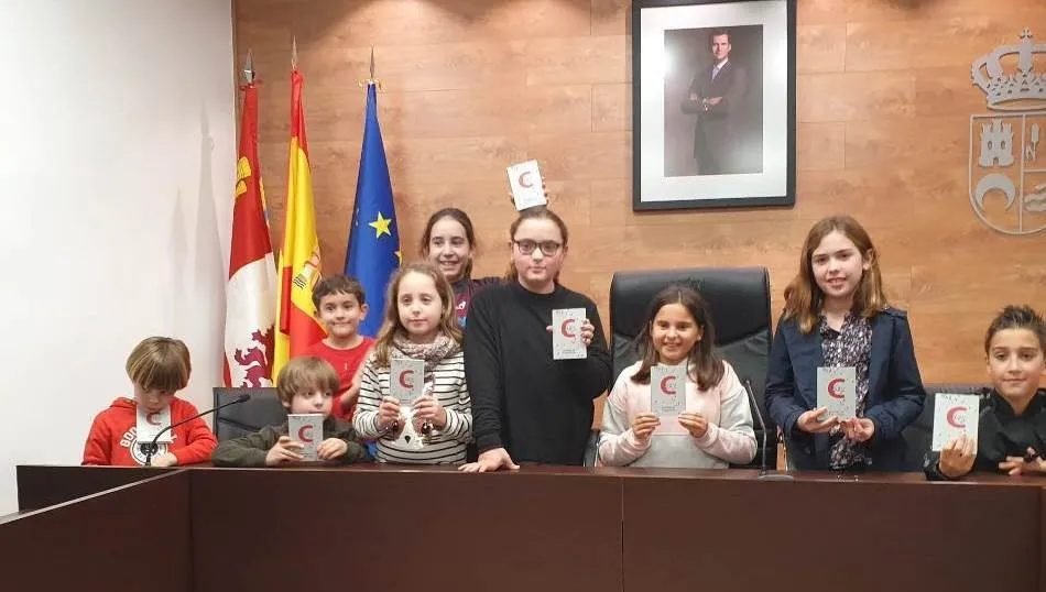 Algunos de los participantes en estos actos sobre la Constitución, en el Ayuntamiento de Castellanos de Moriscos