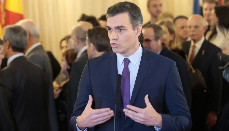 Intervención ante los medios del presidente del Gobierno en funciones, Pedro Sánchez
