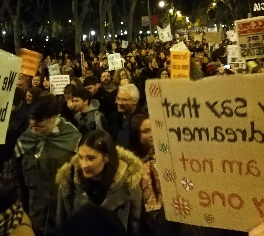 Foto 2 - Presencia salmantina en la multitudinaria Marcha por el Clima de Madrid