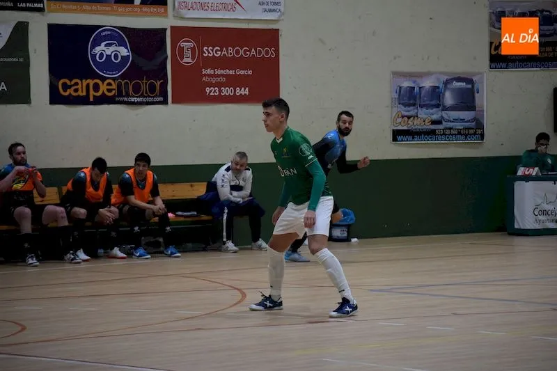 Jorge durante un encuentro con el Piensos Durán Albense / Archivo