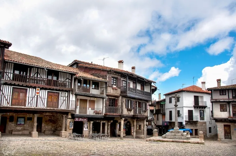 Plaza de La Alberca, en la Sierra de Francia. Foto de Manuel Lamas