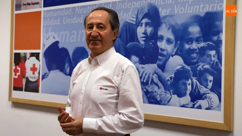Jesús Juanes, presidente de Cruz Roja Salamanca. Foto: Lydia González