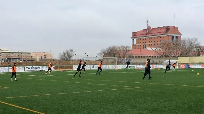 Entrenamiento de Unionistas en el Reina Sofía / Unionistas CF