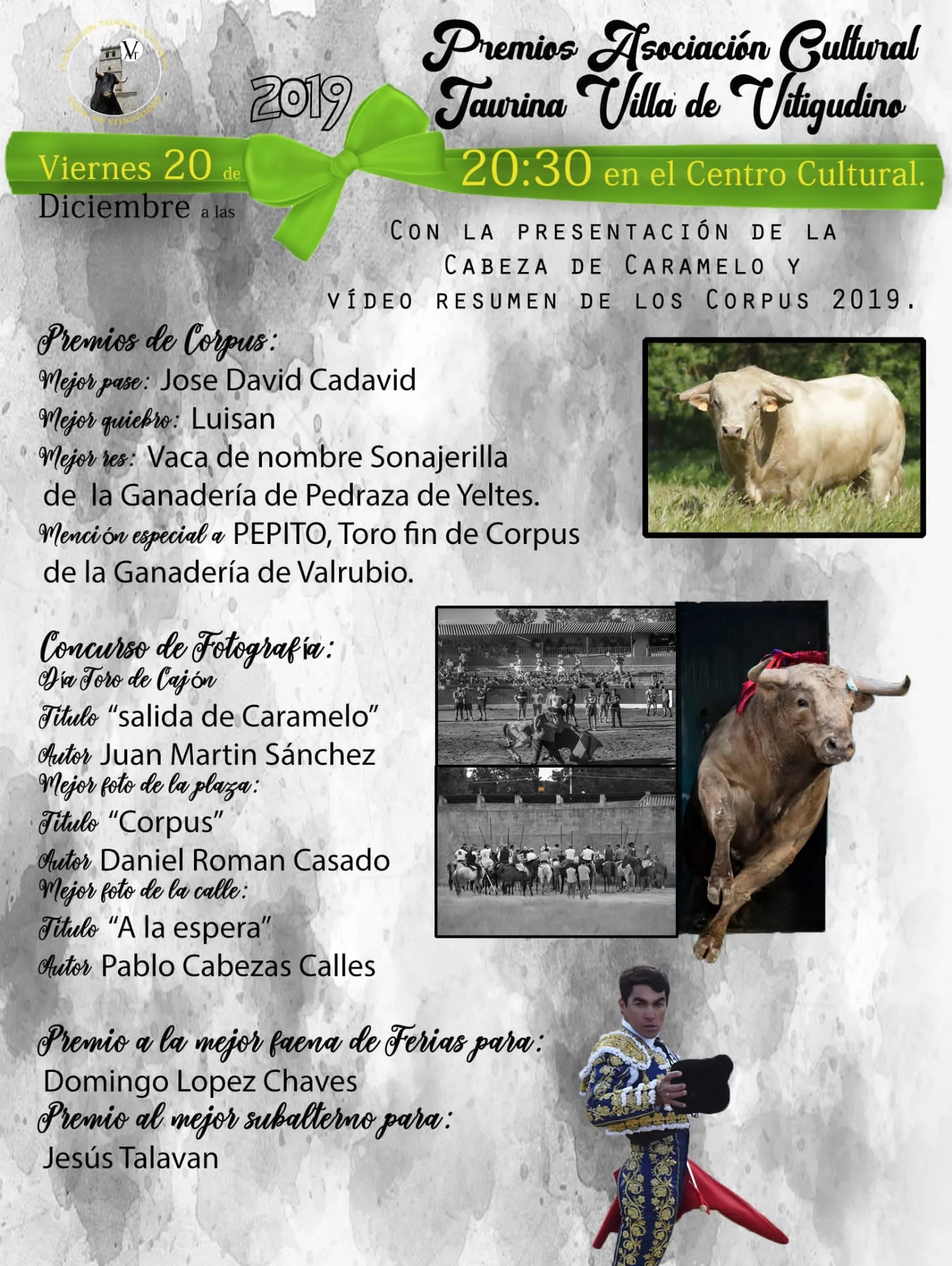 Foto 2 - La Asociaci&oacute;n Cultural Taurina Villa de Vitigudino tiene todo listo para la entrega de sus premios ...