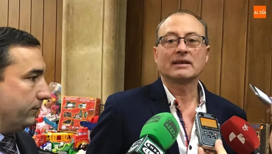 Miguel Ángel Criado, el presidente de Pyfano, la Asociación de Padres, Familiares y Amigos de Niños Oncológicos de Castilla y León. Foto Pedro Zaballos