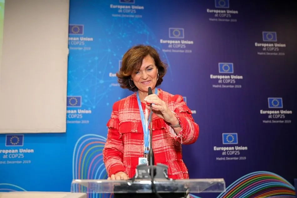 La vicepresidenta del Gobierno en funciones, Carmen Calvo - Jesús Hellín - Europa Press