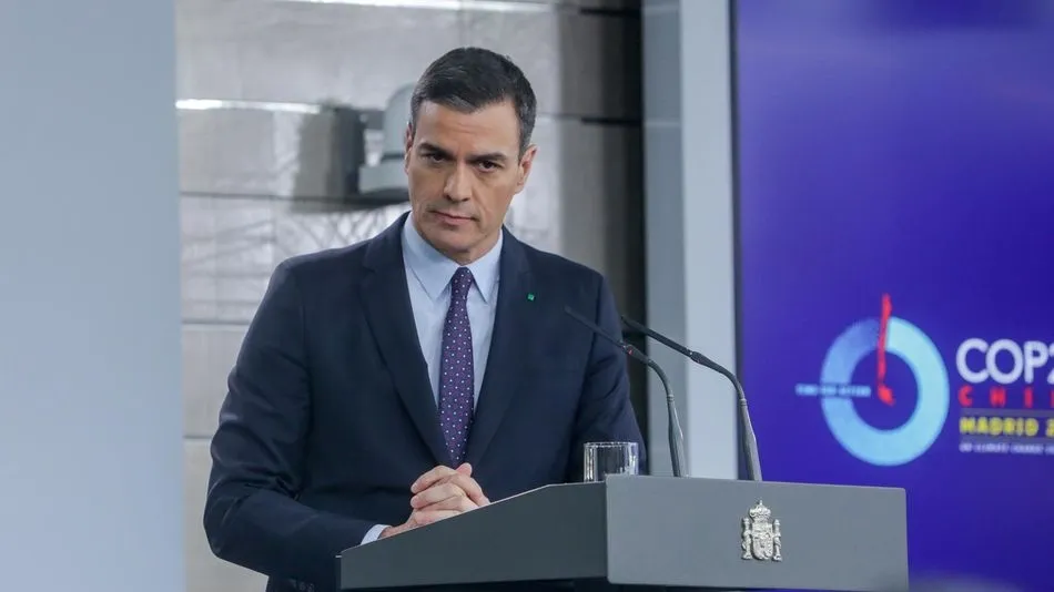 Pedro Sánchez, ofrece una rueda de prensa en el palacio de La Moncloa tras su consulta con el Rey sobre su posible investidura / EP