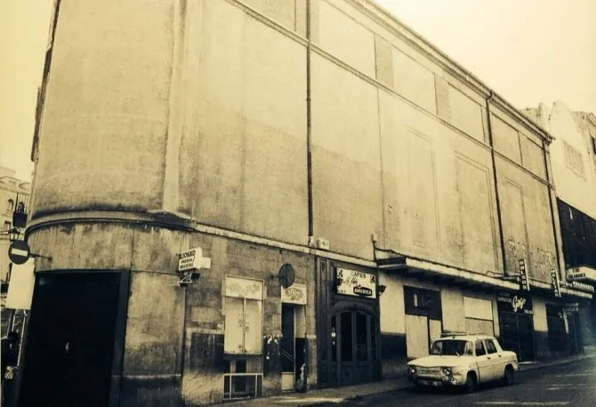 El antiguo Cinema Salamanca en la calle Vázquez Coronado