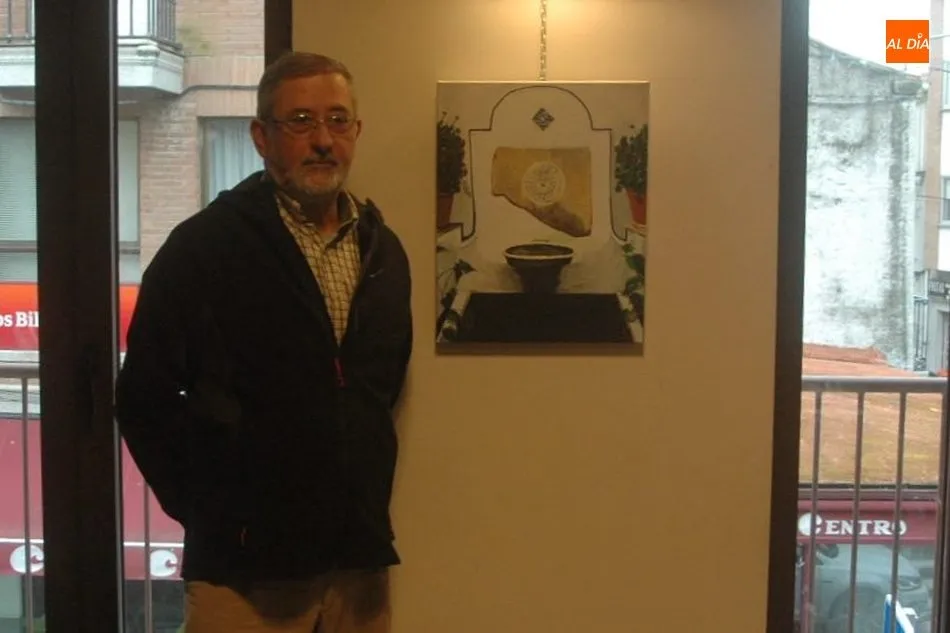 Foto 5 - Jos&eacute; Manuel Guarido expone parte de su obra pict&oacute;rica en la cafeter&iacute;a El Trastero de Vitigudino