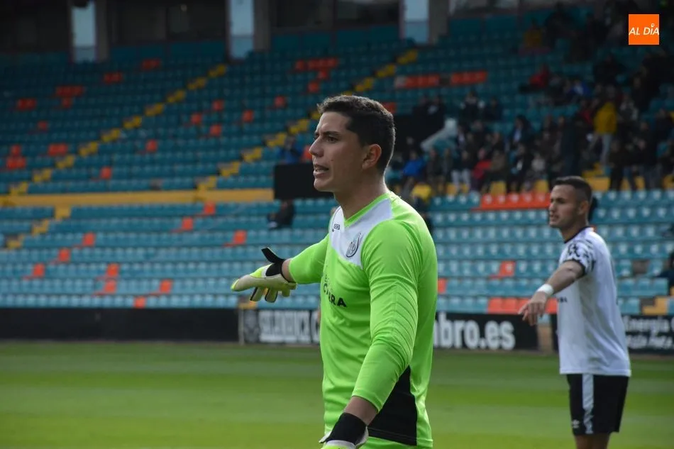 Andrés Sánchez, en un partido en el Helmántico