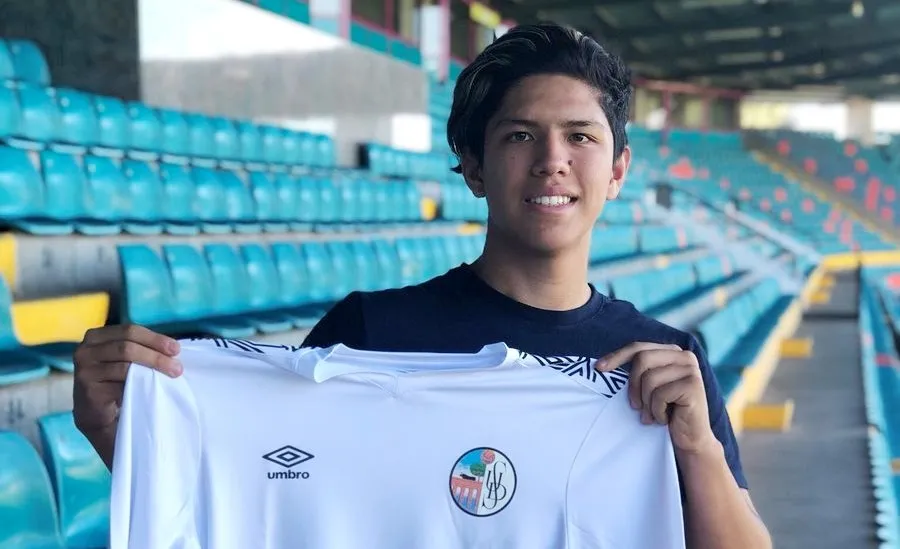 Sepúlveda con la camiseta del Salamanca, el día que llegó al Helmántico