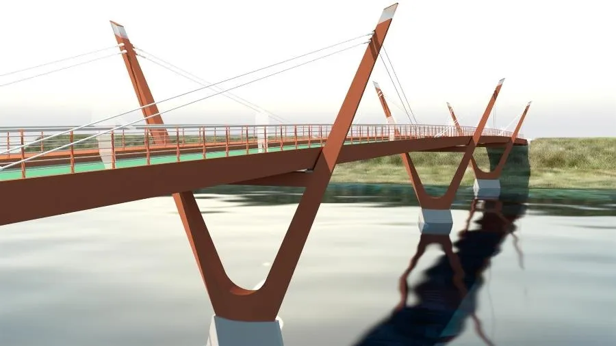 Diseño de la nueva pasarela peatonal que unirá Huerta Otea con Tejares