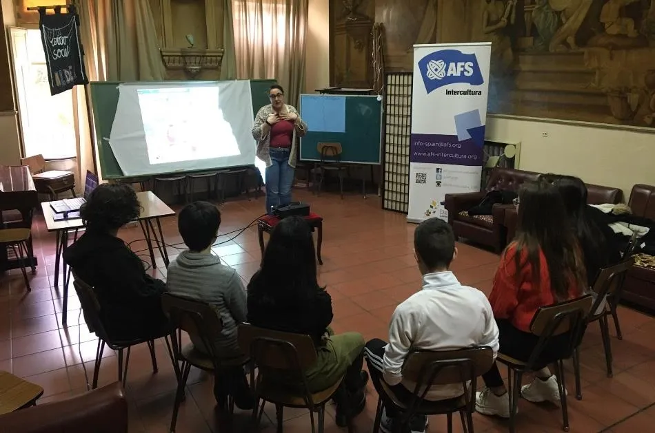 Los jóvenes que quieren irse al extranjero el próximo curso conocen más sobre AFS Intercultura  