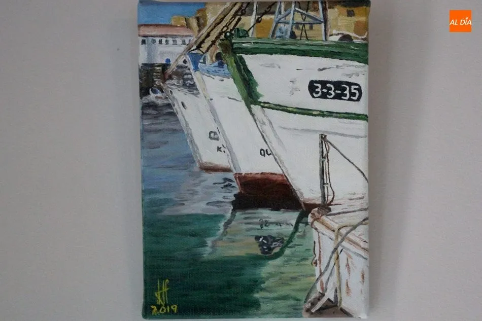 Foto 2 - Excelente acogida de la exposici&oacute;n pict&oacute;rica de Jos&eacute; Manuel Guarido en El Trastero de Vitigudino ...