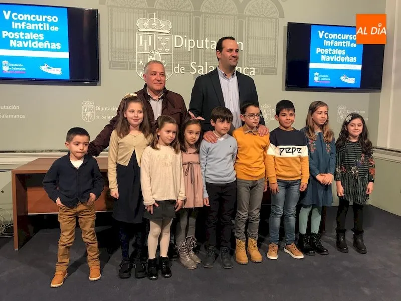 Foto 4 - Entregados los premios del V Concurso Infantil de Postales Navide&ntilde;as organizado por la Diputaci&oacute;n ...