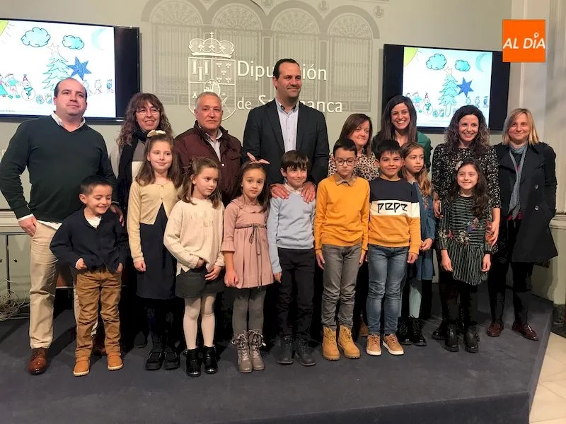 Entrega de premios del V Concurso de Postales Navideñas organizado por la Diputación / Pedro Zaballos