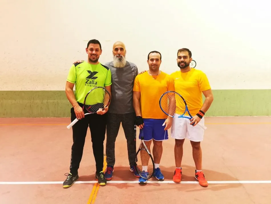 Foto 3 - Rub&eacute;n Marcos y Antonio Garc&iacute;a ganan el II Campeonato de Frontenis de Encinas de Arriba