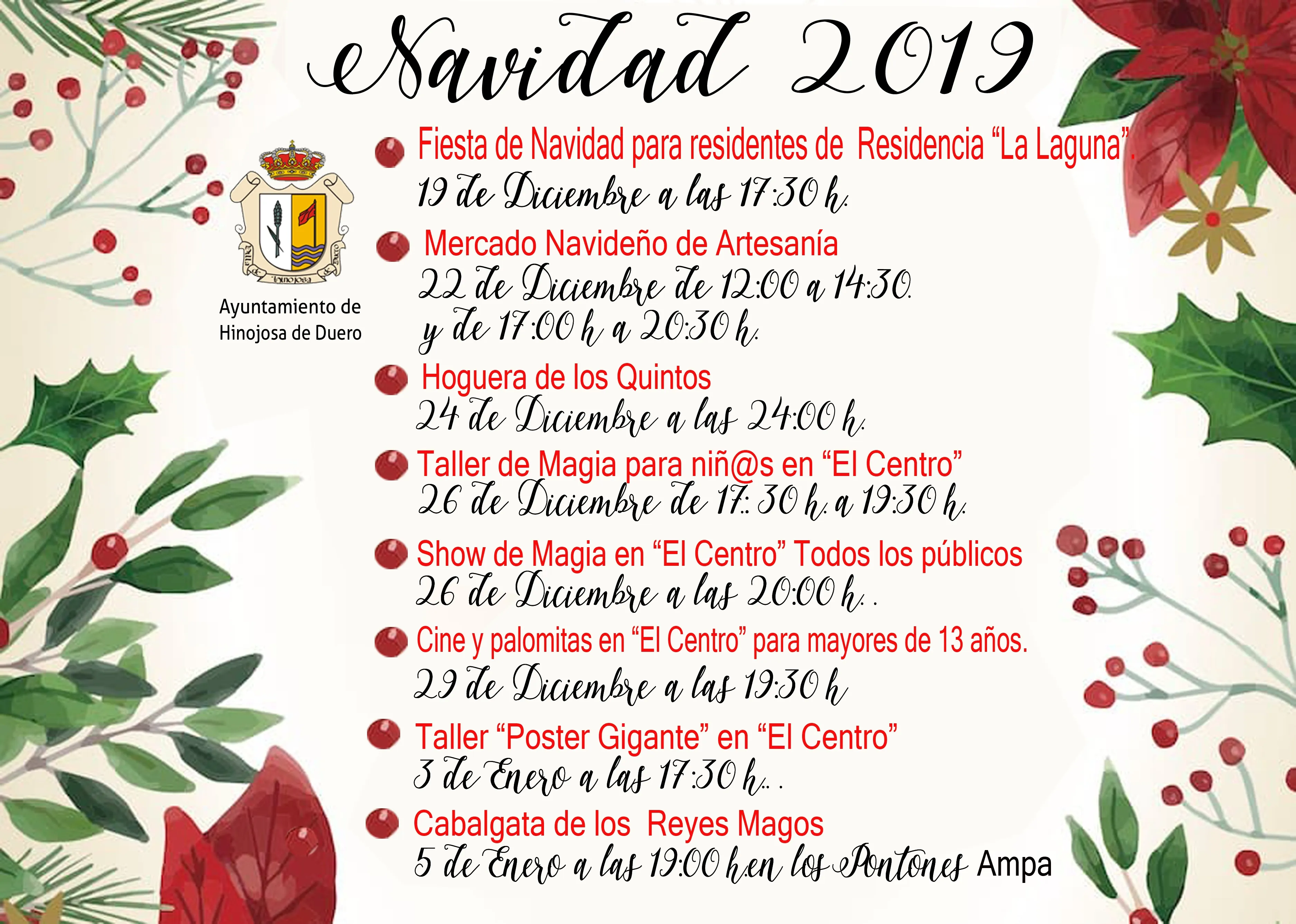 Foto 2 - El programa de Navidad de Hinojosa de Duero incorpora un mercado de artesan&iacute;a