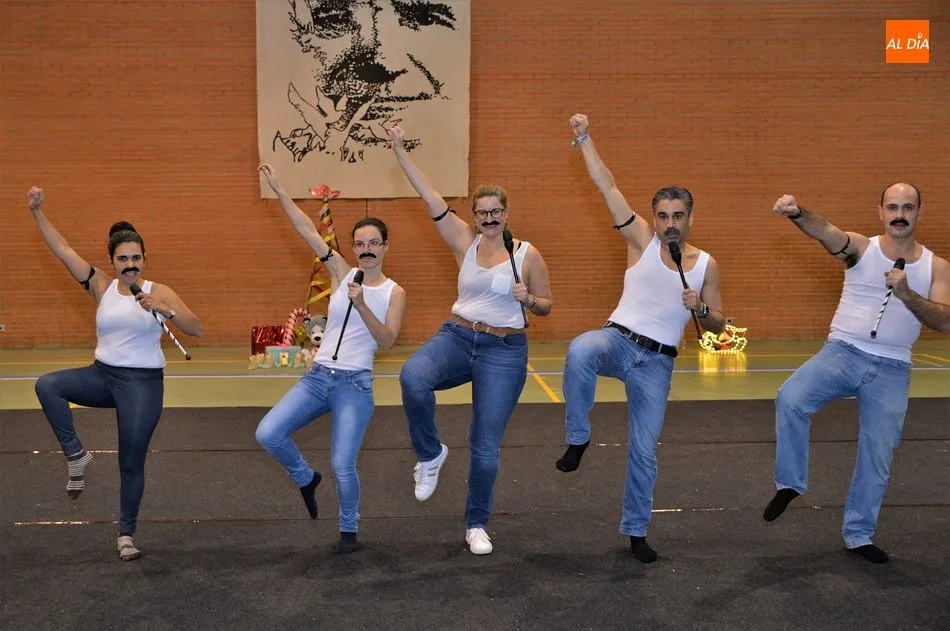 Los miembros del CD Salmantino ofrecieron una divertida gala con música del mítico grupo Queen