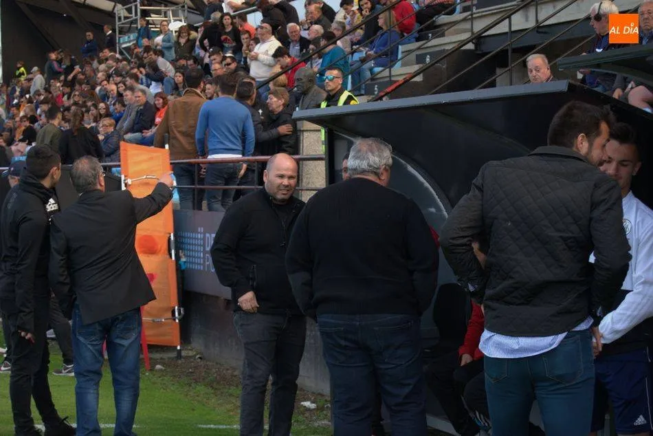 Lovato, en Vigo, en el último partido de la temporada pasada