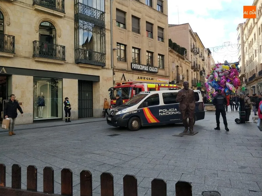 Foto 9 - Susto en las calles Azafranal y Toro por un fuerte olor a gasoil
