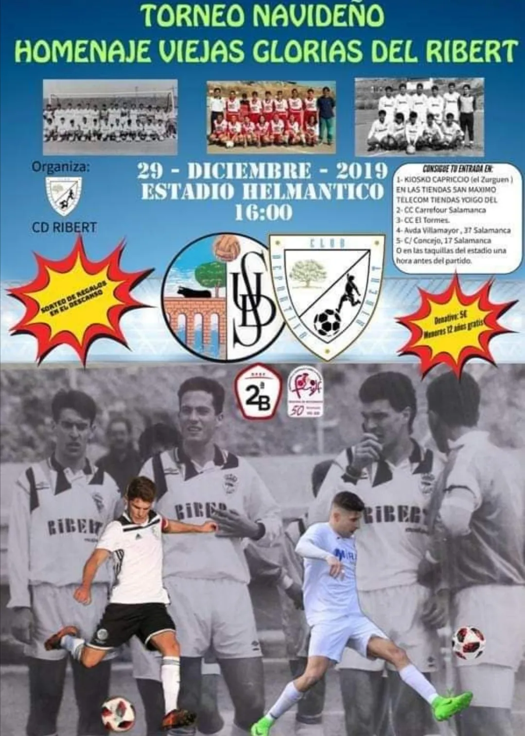 Foto 2 - El Salamanca UDS y el Ribert jugar&aacute;n un torneo en plena Navidad en el Helm&aacute;ntico:&nbsp;el 29 de...